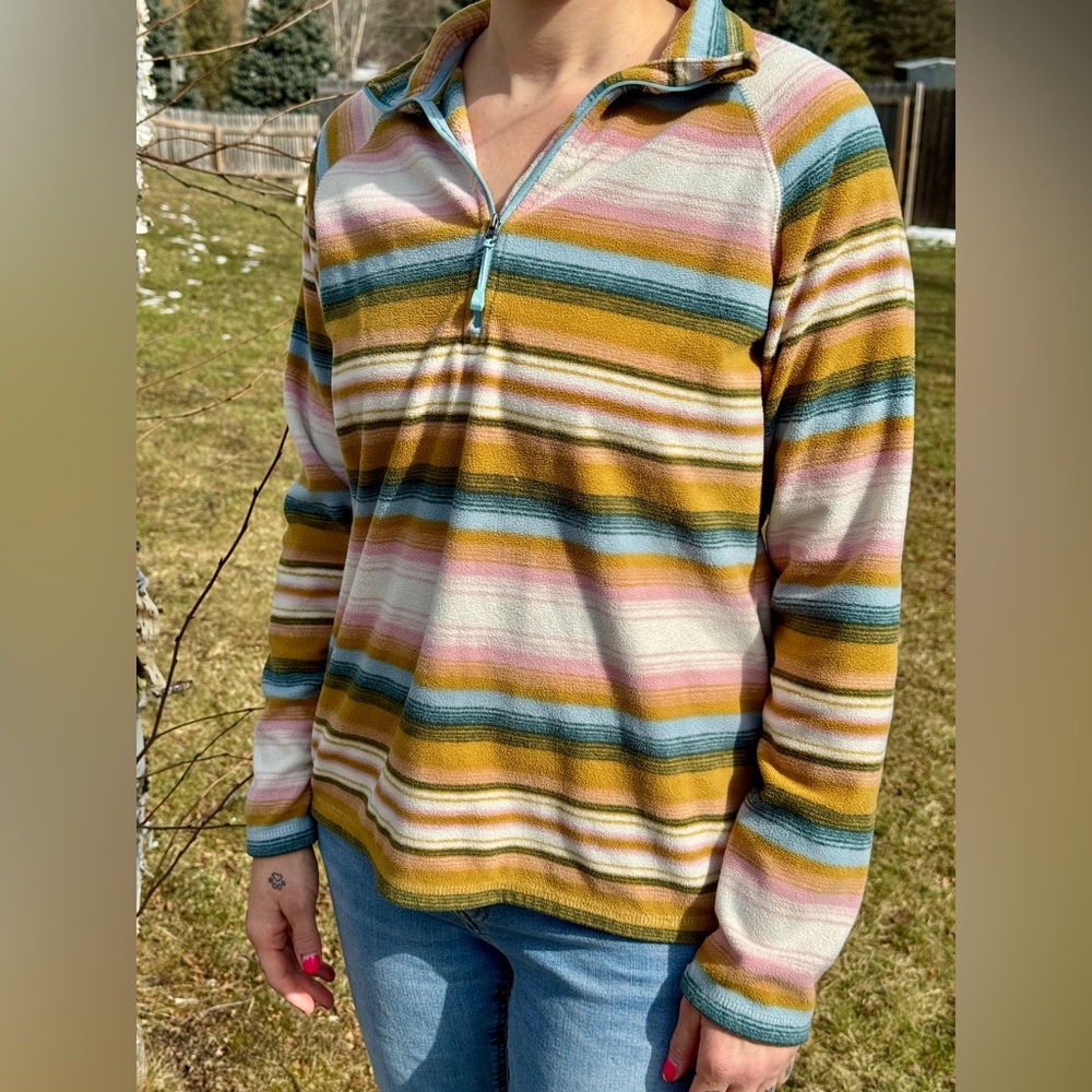 Eddie Bauer Women's Quest Fleece 1/4-Zip Pullover - Printed